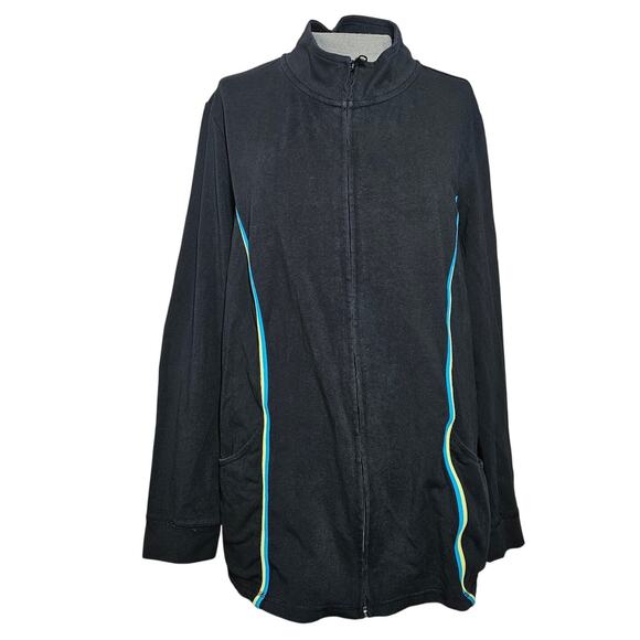 Athletic Full Zip Jacket Size 1X - Picture 1 of 4